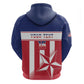 Custom Liberia Football Zip Hoodie Sporty Style