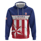 Custom Liberia Football Zip Hoodie Sporty Style