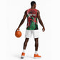 Personalised Athletics Kenya Basketball Jersey Kente Pattern LT15