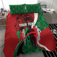 Personalised Athletics Kenya Bedding Set Kente Pattern
