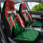 Personalised Athletics Kenya Car Seat Cover Kente Pattern