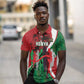 Personalised Athletics Kenya Polo Shirt Kente Pattern