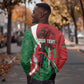 Personalised Athletics Kenya Sweatshirt Kente Pattern