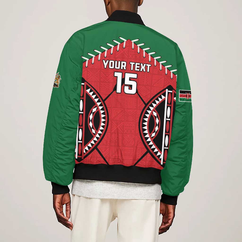 Custom Kenya Rugby Bomber Jacket We Are Simbas