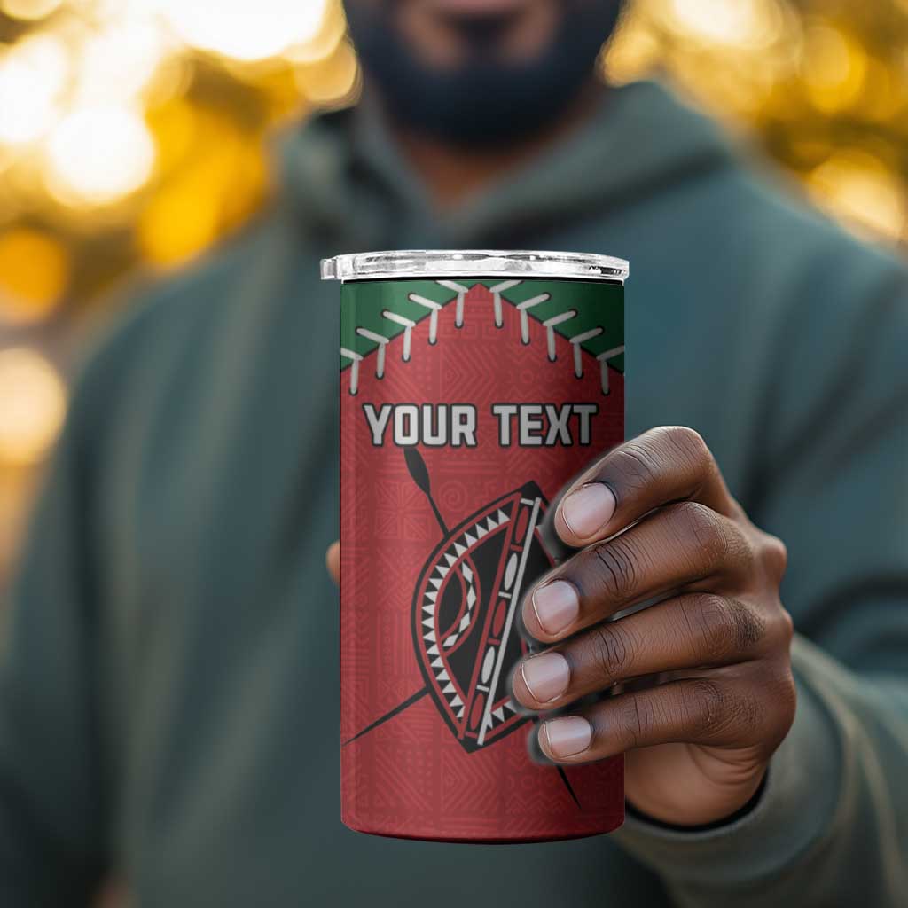 Custom Kenya Rugby 4 in 1 Can Cooler Tumbler We Are Simbas