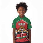 Custom Kenya Rugby Kid Polo Shirt We Are Simbas