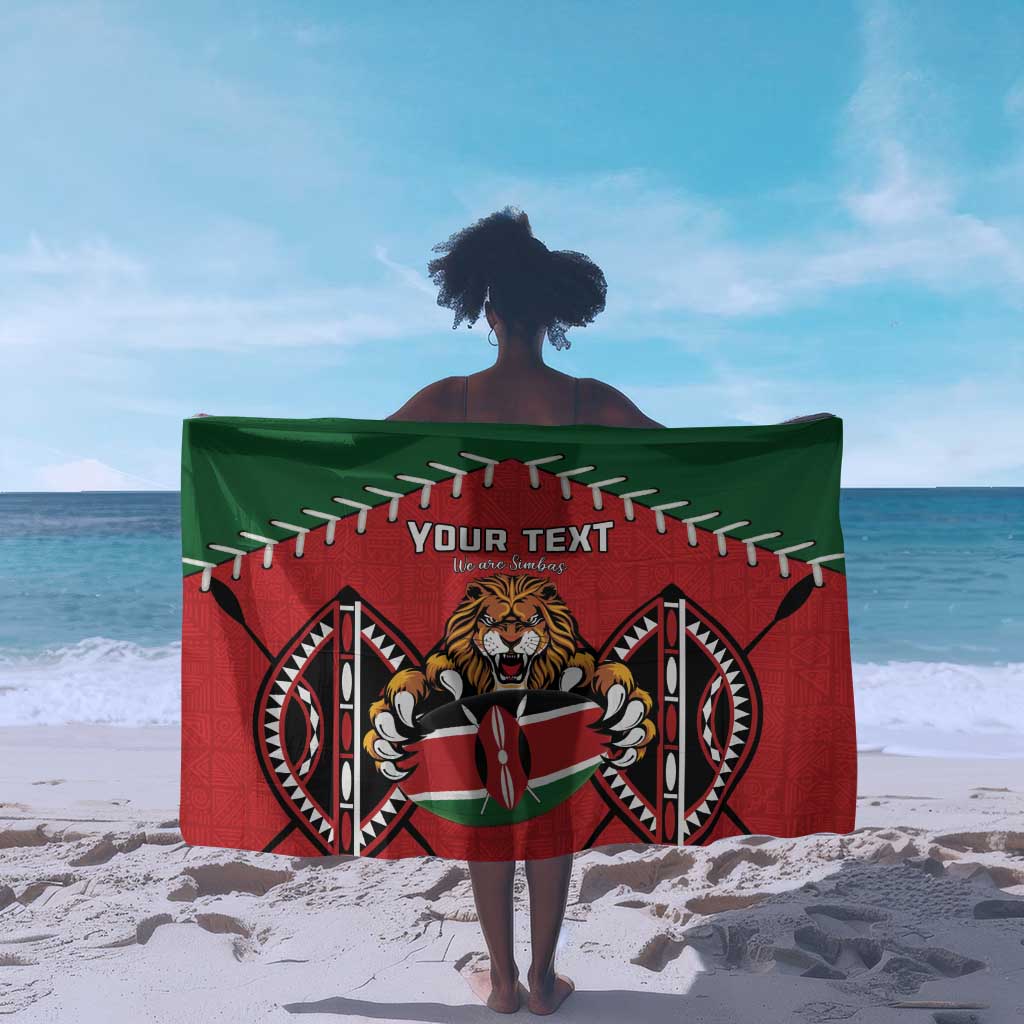Custom Kenya Rugby Sarong We Are Simbas