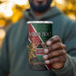 Personalised Kenya 4 in 1 Can Cooler Tumbler Flag Style - African Pattern