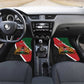 Personalised Kenya Car Mats Flag Style - African Pattern