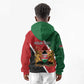 Personalised Kenya Kid Hoodie Flag Style - African Pattern