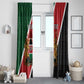 Personalised Kenya Window Curtain Flag Style - African Pattern
