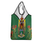 Personalised Zimbabwe Independence Day Grocery Bag Coat Of Arms Fire Lilies