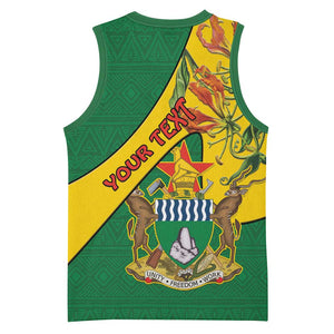 Personalised Proudly Zimbabwe Basketball Jersey Happy Independence Day LT15
