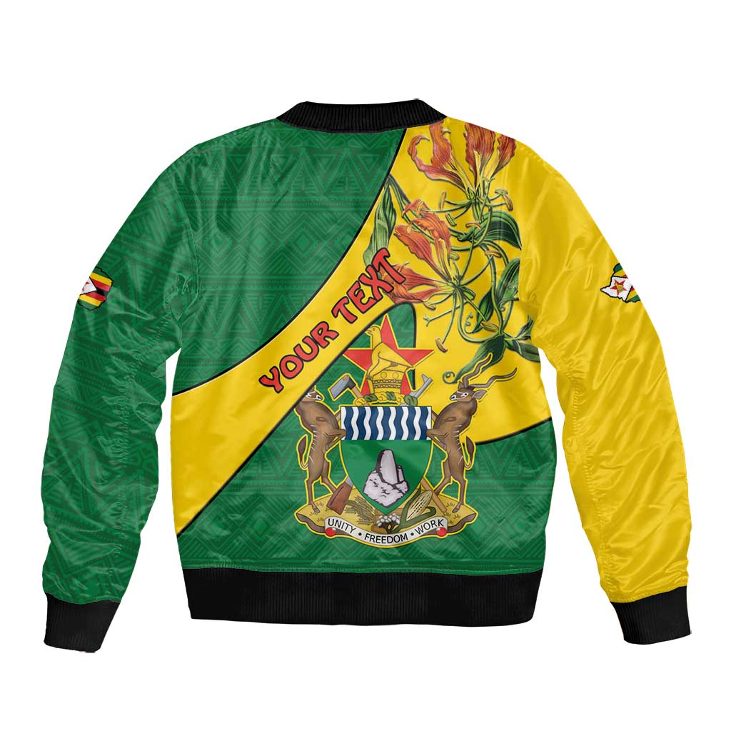 Personalised Proudly Zimbabwe Bomber Jacket Happy Independence Day