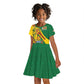 Personalised Proudly Zimbabwe Kid Short Sleeve Dress Happy Independence Day