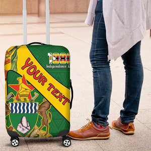 Personalised Proudly Zimbabwe Luggage Cover Happy Independence Day