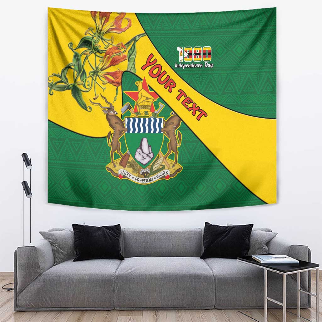 Personalised Proudly Zimbabwe Tapestry Happy Independence Day