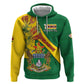 Personalised Proudly Zimbabwe Zip Hoodie Happy Independence Day