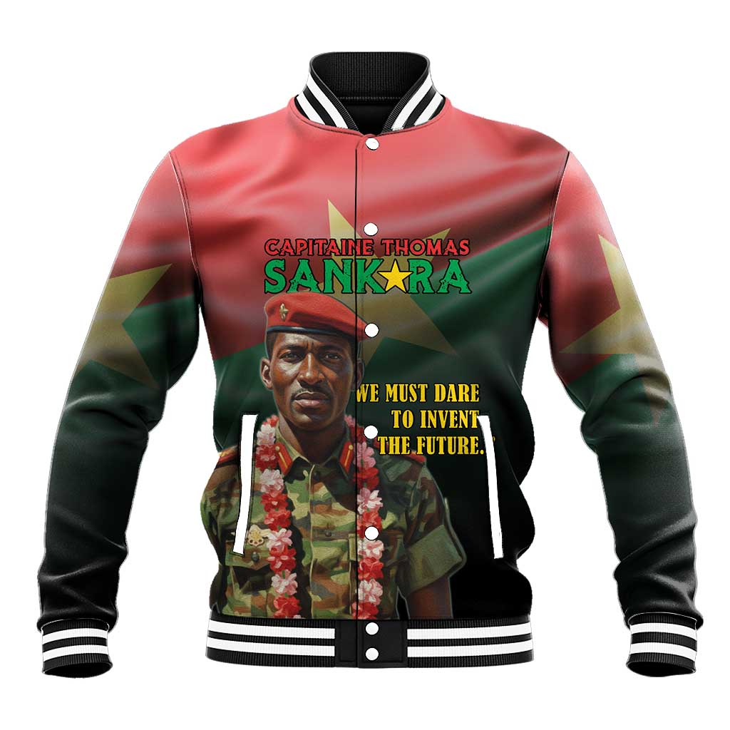 Capitaine Thomas Sankara Baseball Jacket We Must Dare To Invent The Future