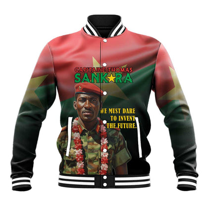 Capitaine Thomas Sankara Baseball Jacket We Must Dare To Invent The Future