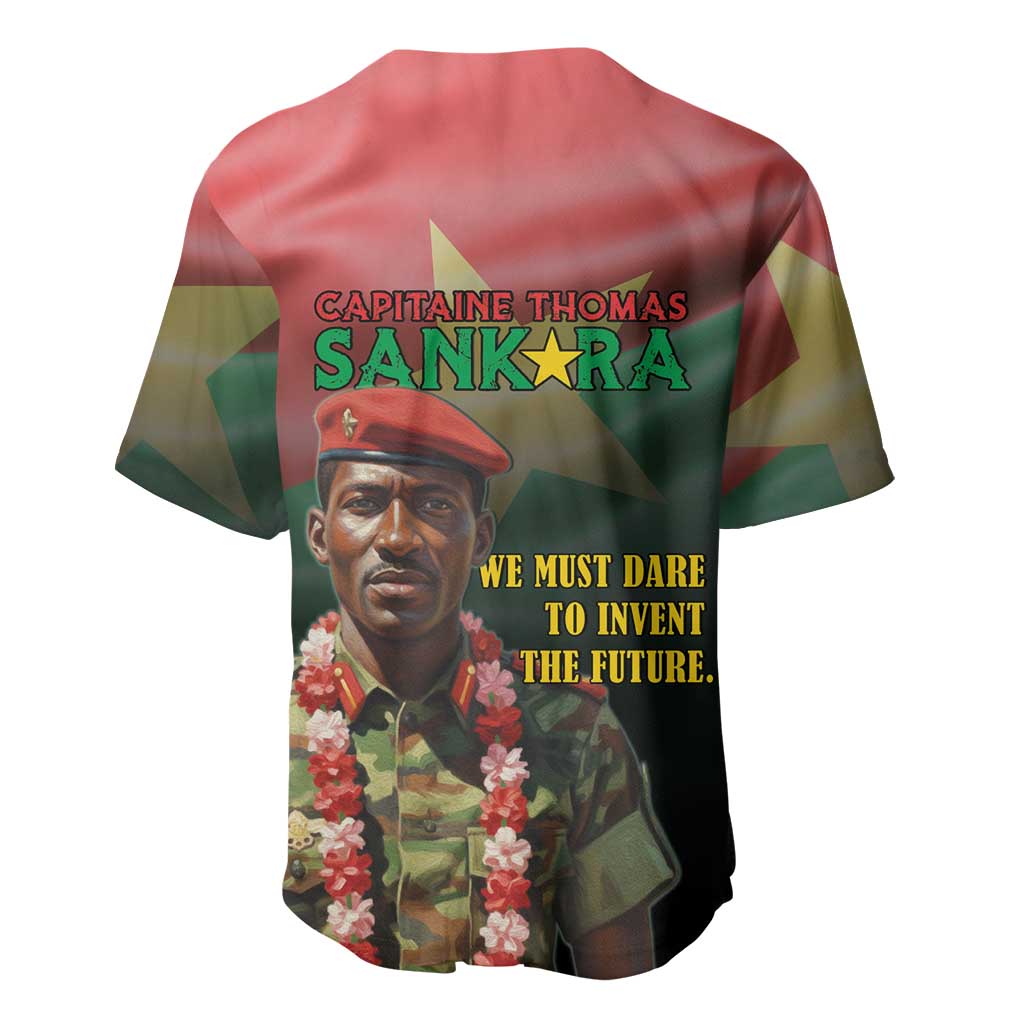 Capitaine Thomas Sankara Baseball Jersey We Must Dare To Invent The Future