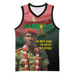 Capitaine Thomas Sankara Basketball Jersey We Must Dare To Invent The Future