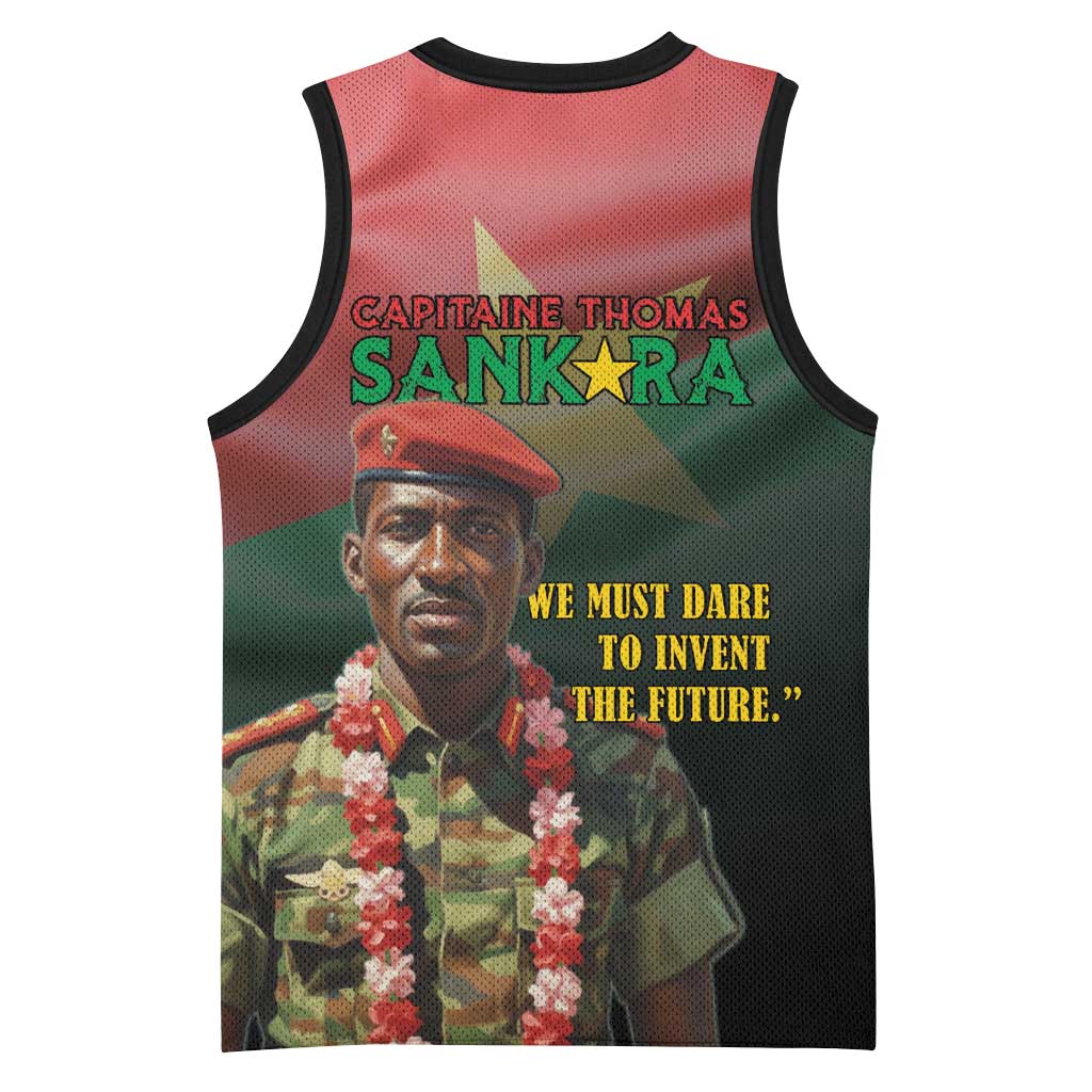 Capitaine Thomas Sankara Basketball Jersey We Must Dare To Invent The Future