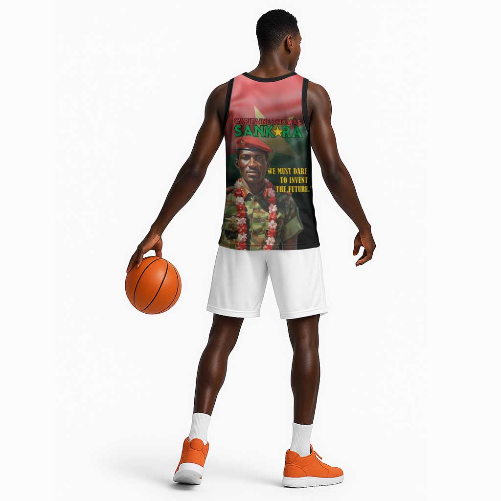 Capitaine Thomas Sankara Basketball Jersey We Must Dare To Invent The Future