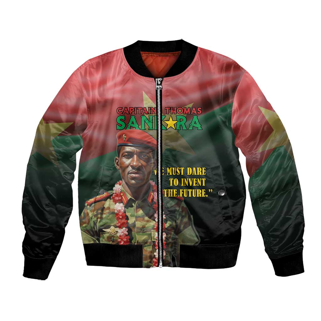 Capitaine Thomas Sankara Bomber Jacket We Must Dare To Invent The Future