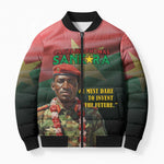 Capitaine Thomas Sankara Bomber Puffer Jacket We Must Dare To Invent The Future