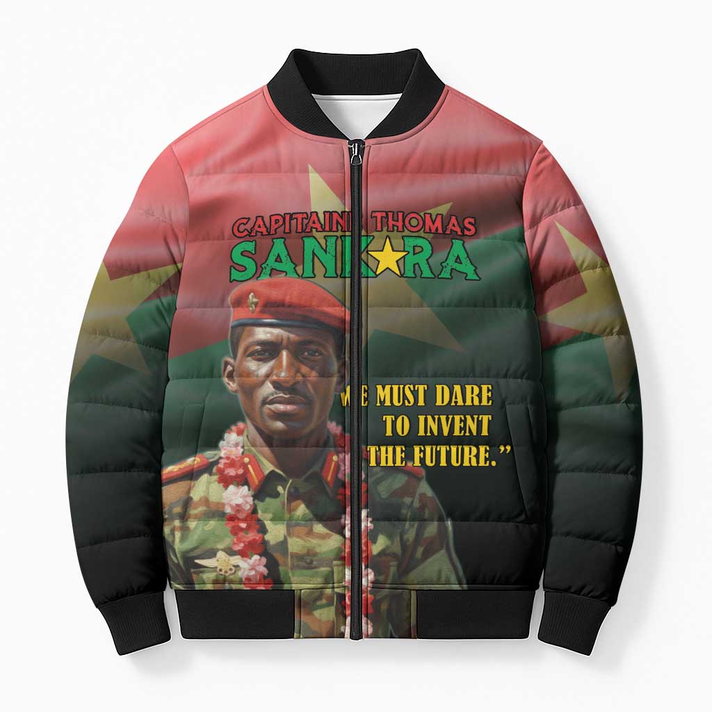 Capitaine Thomas Sankara Bomber Puffer Jacket We Must Dare To Invent The Future