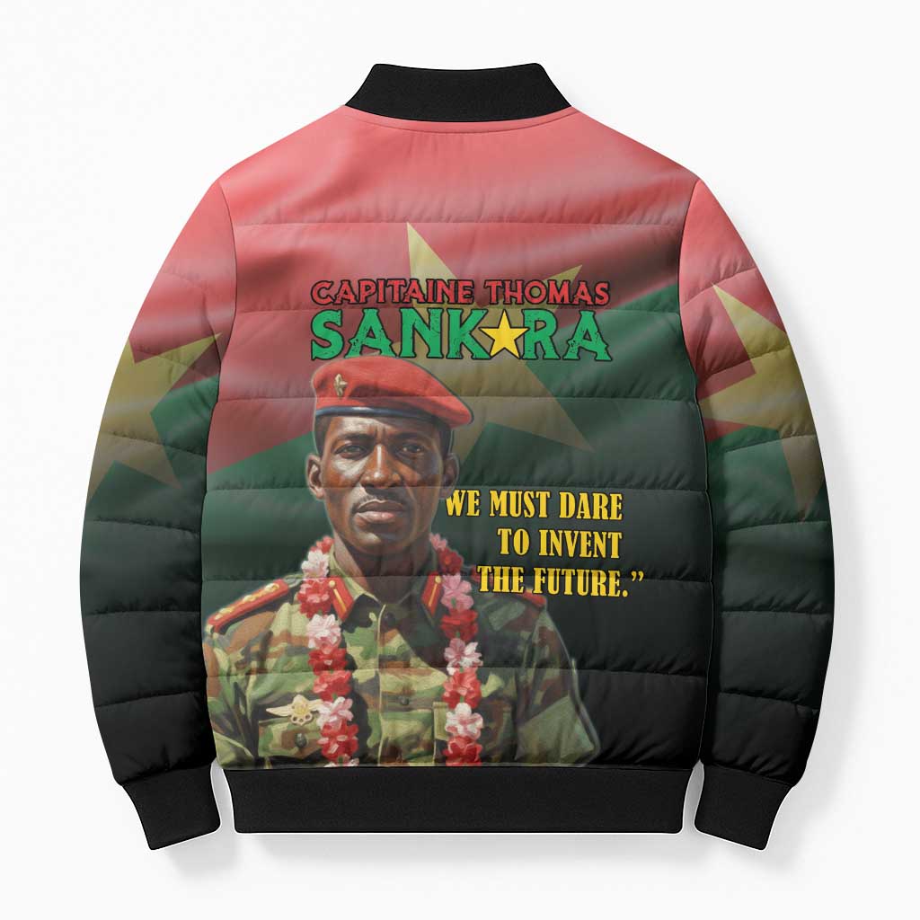 Capitaine Thomas Sankara Bomber Puffer Jacket We Must Dare To Invent The Future