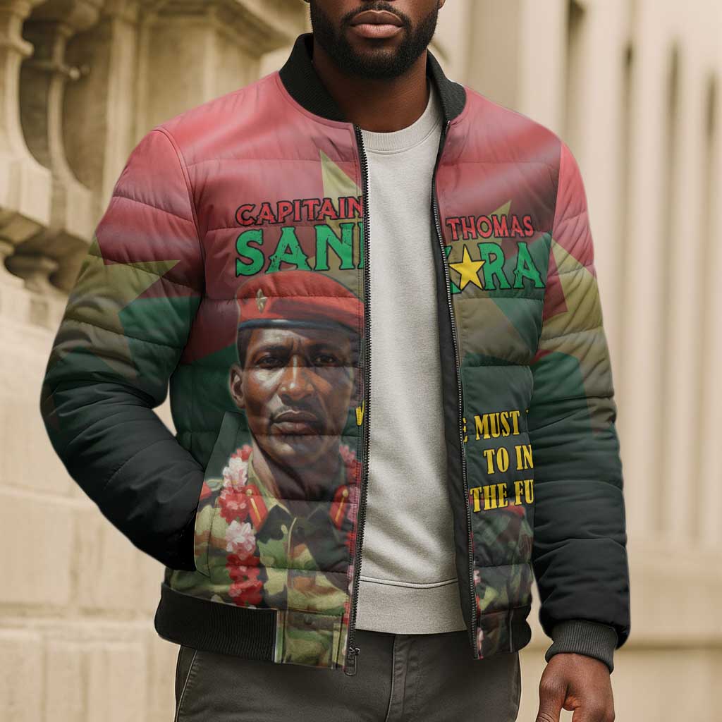 Capitaine Thomas Sankara Bomber Puffer Jacket We Must Dare To Invent The Future
