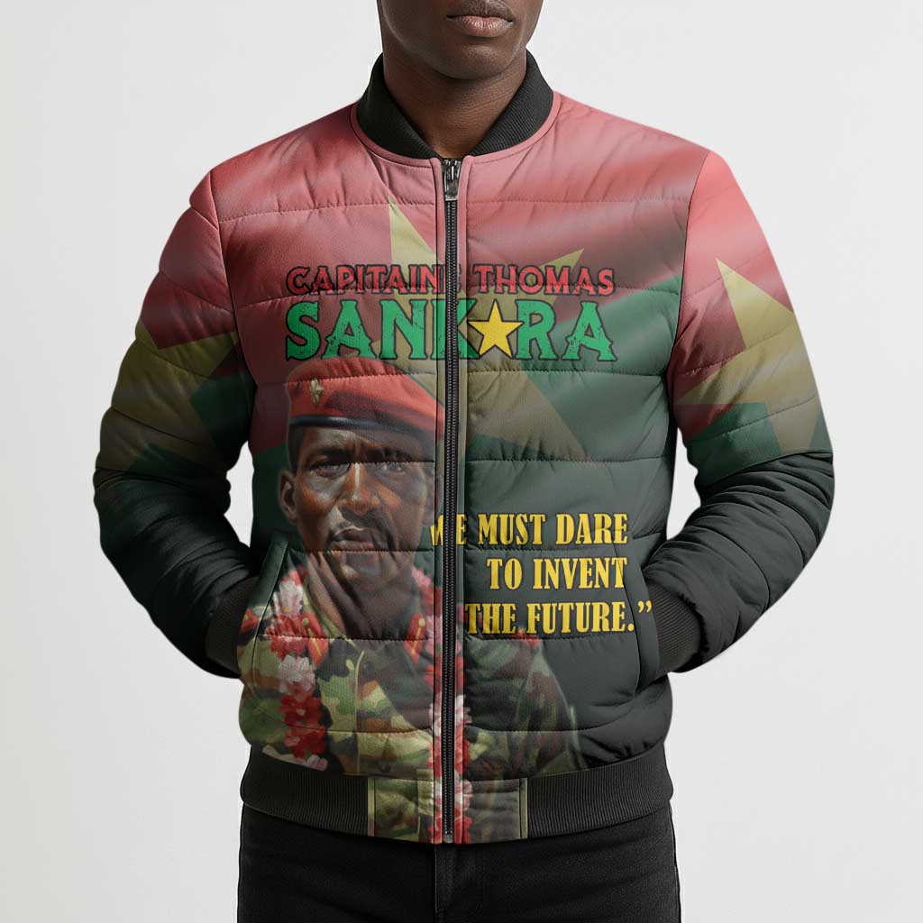 Capitaine Thomas Sankara Bomber Puffer Jacket We Must Dare To Invent The Future