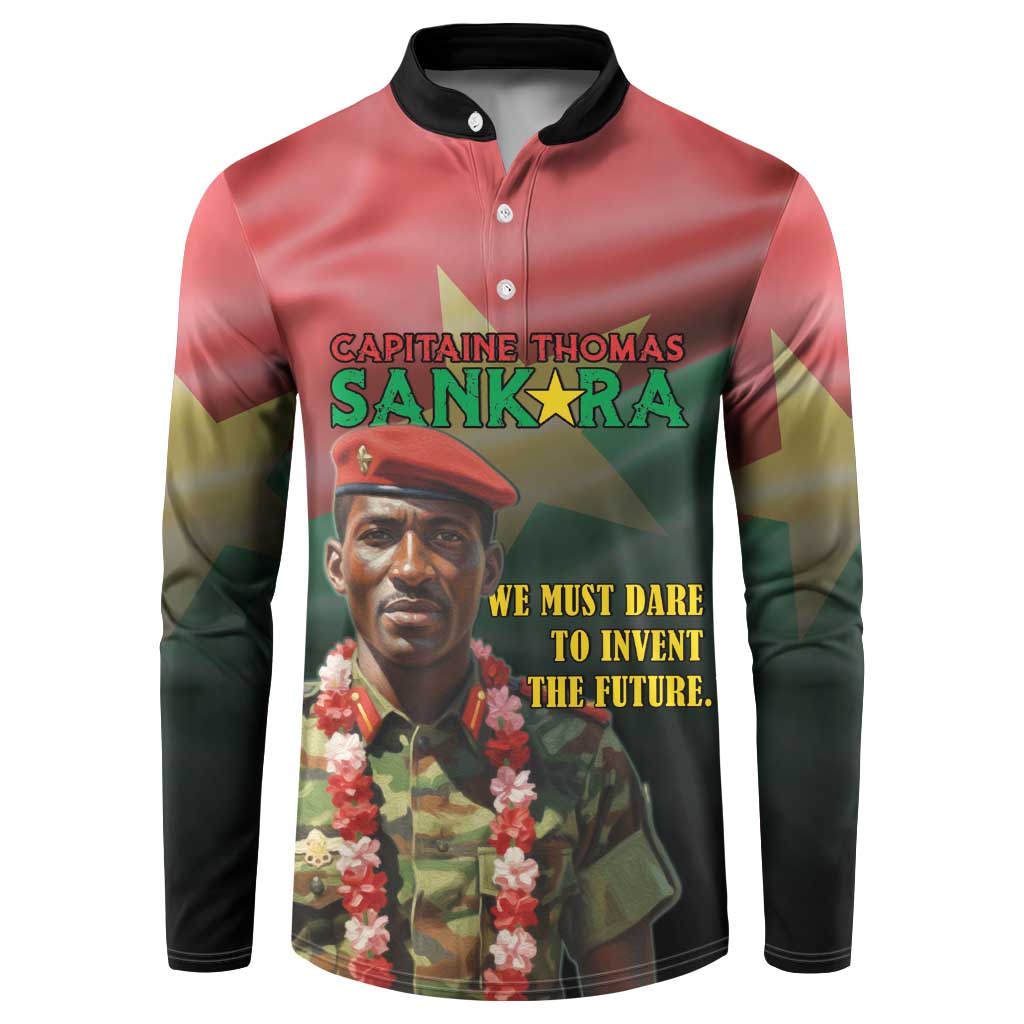 Capitaine Thomas Sankara Button Sweatshirt We Must Dare To Invent The Future