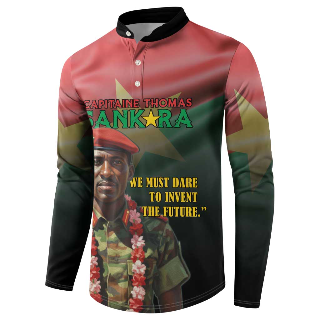 Capitaine Thomas Sankara Button Sweatshirt We Must Dare To Invent The Future