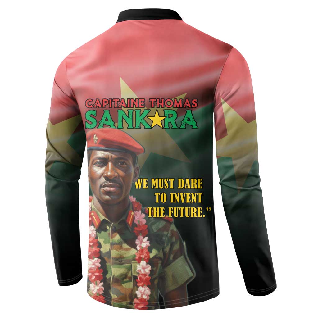 Capitaine Thomas Sankara Button Sweatshirt We Must Dare To Invent The Future