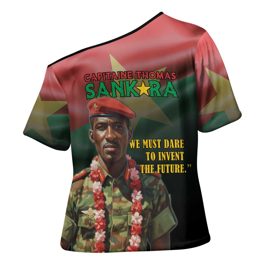 Capitaine Thomas Sankara Cross Shoulder Shirt We Must Dare To Invent The Future