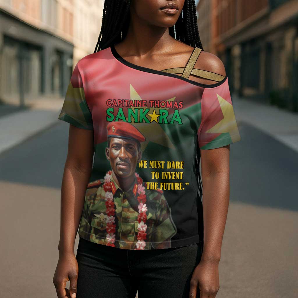Capitaine Thomas Sankara Cross Shoulder Shirt We Must Dare To Invent The Future