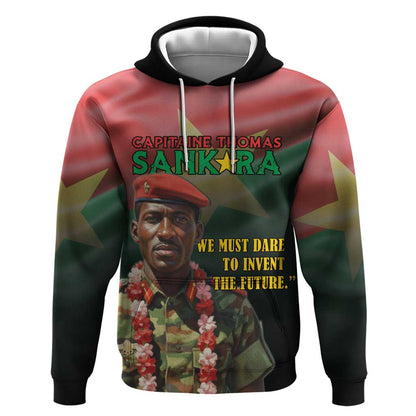 Capitaine Thomas Sankara Hoodie We Must Dare To Invent The Future