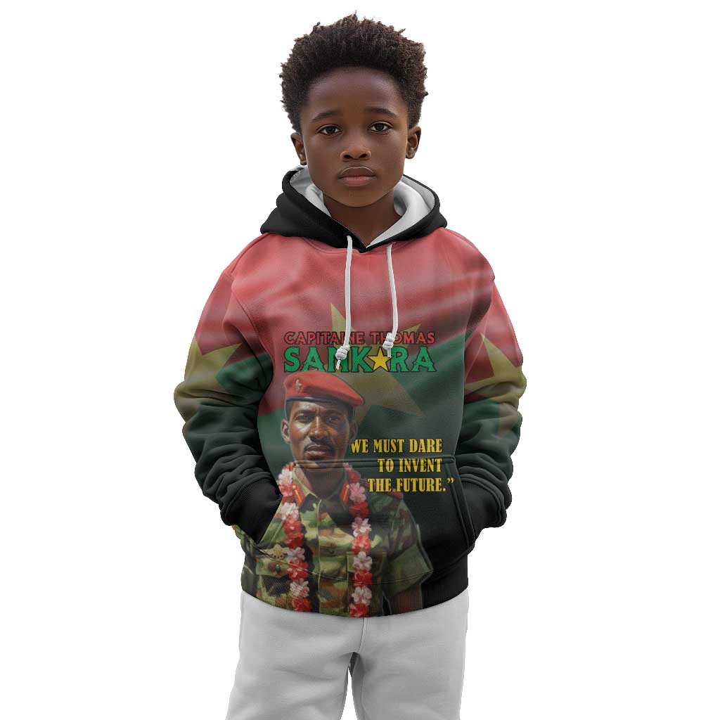 Capitaine Thomas Sankara Kid Hoodie We Must Dare To Invent The Future