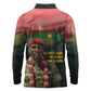 Capitaine Thomas Sankara Long Sleeve Polo Shirt We Must Dare To Invent The Future