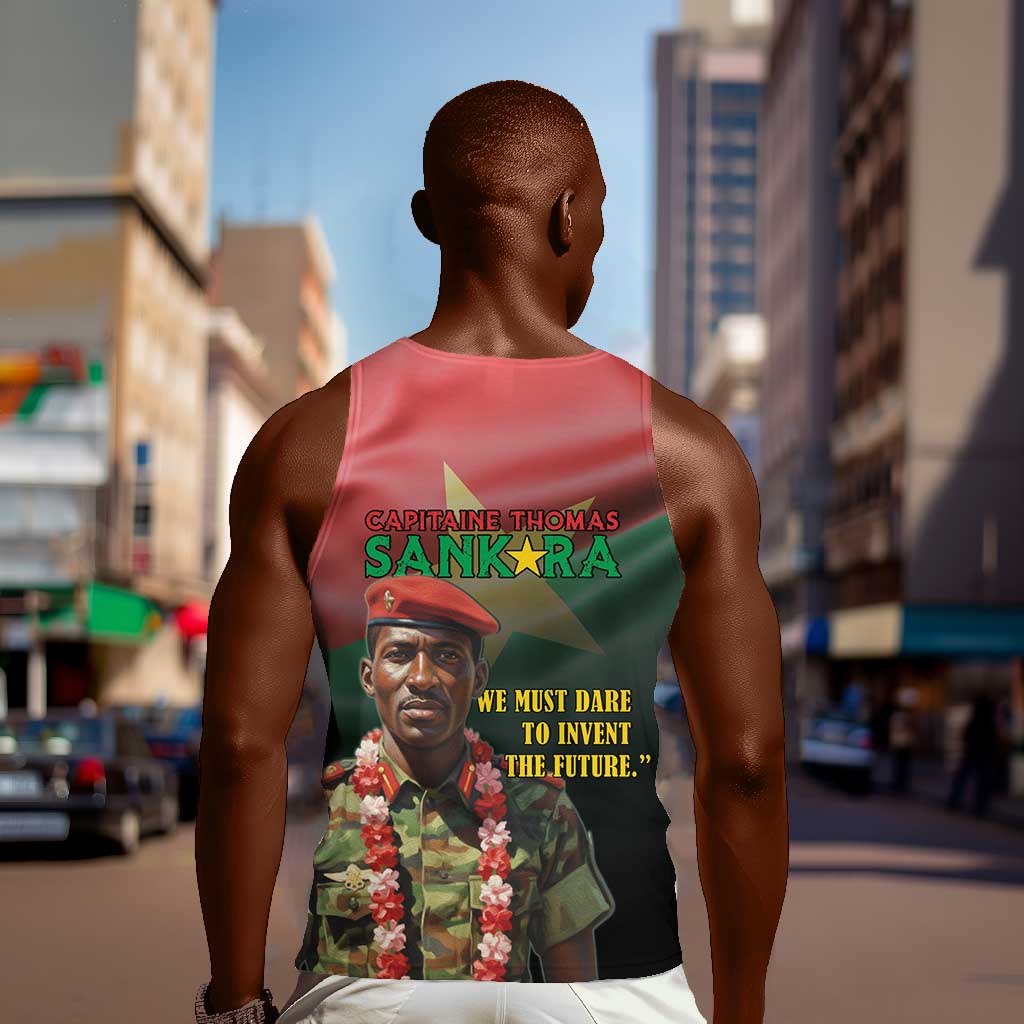 Capitaine Thomas Sankara Men Tank Top We Must Dare To Invent The Future
