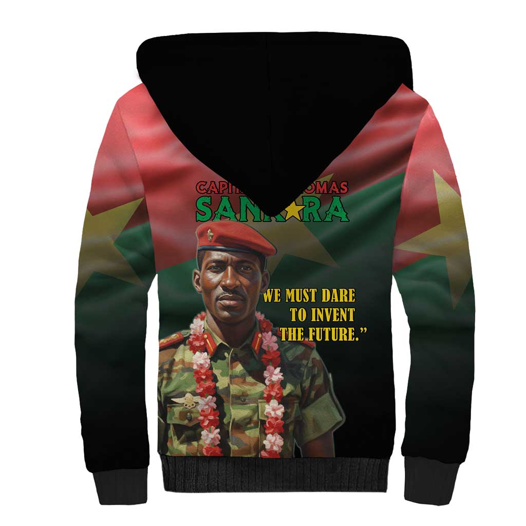 Capitaine Thomas Sankara Sherpa Hoodie We Must Dare To Invent The Future