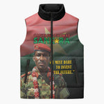 Capitaine Thomas Sankara Sleeveless Puffer Jacket We Must Dare To Invent The Future