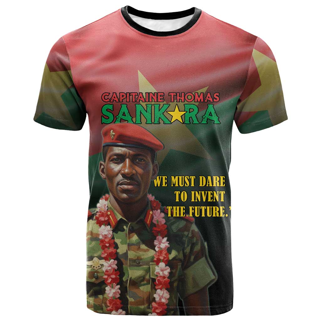 Capitaine Thomas Sankara T shirt We Must Dare To Invent The Future