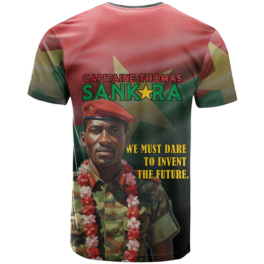 Capitaine Thomas Sankara T shirt We Must Dare To Invent The Future