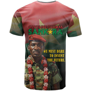Capitaine Thomas Sankara T shirt We Must Dare To Invent The Future