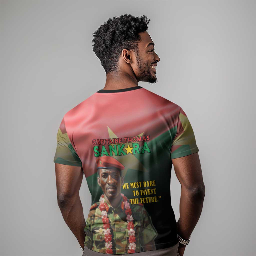 Capitaine Thomas Sankara T shirt We Must Dare To Invent The Future