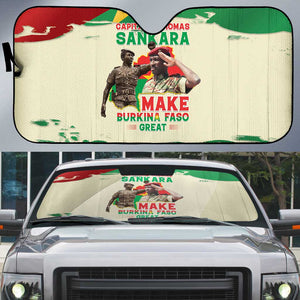 Thomas Sankara Auto Sun Shade Make Burkina Faso Great